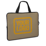 Custom Light Khaki Yellow Laptop Bag