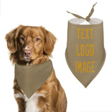 Custom Light Khaki Yellow Pet Scarf
