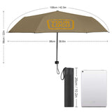 Custom Light Khaki Yellow Automatic Umbrella