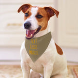 Custom Light Khaki Yellow Pet Scarf