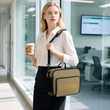 Custom Light Khaki Yellow Lunch Bag
