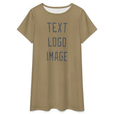 Custom Light Khaki Dark Grey Nachthemd