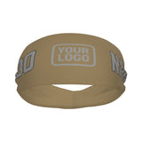 Custom Light Khaki Gray Sports headband