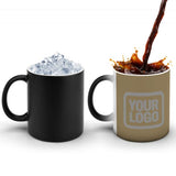 Custom Light Khaki Gray Magic Mug