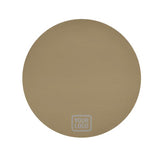 Custom Light Khaki Gray Round Table Cloth