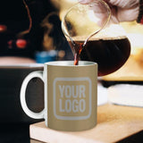 Custom Light Khaki Gray Mug