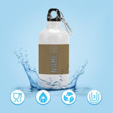 Custom Light Khaki Gray Sports Bottle