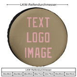 Custom Light Khaki Light Pink Truck Tires