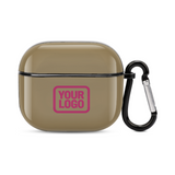 Custom Light Khaki Pink AirPods Case (3rd Generation)