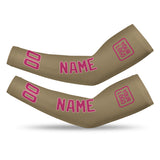 Custom Light Khaki Pink Arm Sleeve
