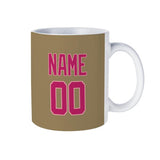 Custom Light Khaki Pink Mug