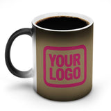 Custom Light Khaki Pink Magic Mug