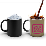 Custom Light Khaki Pink Magic Mug