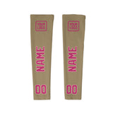 Custom Light Khaki Pink Arm Sleeve