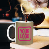 Custom Light Khaki Pink Mug
