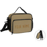 Custom Light Khaki Khaki Lunch Bag
