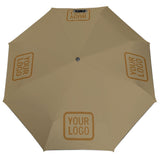 Custom Light Khaki Khaki Automatic Umbrella