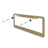 Custom Light Khaki Khaki License Plate Frame