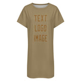 Custom Light Khaki Khaki Nachthemd