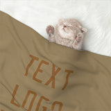Custom Light Khaki Khaki Pet Blanket