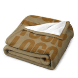 Custom Light Khaki Khaki Blanket