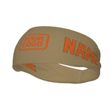 Custom Light Khaki Orange Sports headband