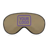 Custom Light Khaki Light Purple Sleep Mask