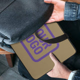 Custom Light Khaki Light Purple Laptop Bag