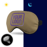 Custom Light Khaki Light Purple Sleep Mask