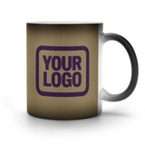 Custom Light Khaki Purple Magic Mug
