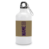 Custom Light Khaki Purple Sports Bottle