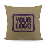Custom Light Khaki Purple Pillowcase