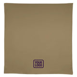 Custom Light Khaki Light Purple Square Table Cloth