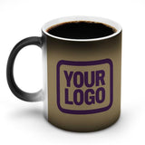 Custom Light Khaki Purple Magic Mug