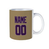 Custom Light Khaki Purple Mug