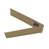 Custom Light Khaki Purple Headband