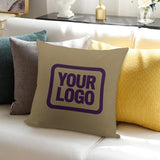 Custom Light Khaki Purple Pillowcase