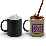 Custom Light Khaki Purple Magic Mug