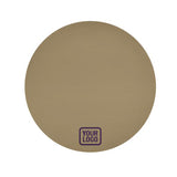 Custom Light Khaki Purple Round Table Cloth
