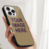 Custom Light Khaki Purple Phone Case