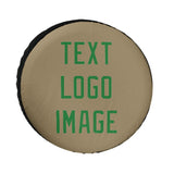 Custom Light Khaki Emerald Green Truck Tires