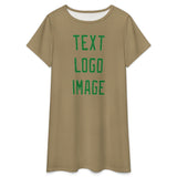 Custom Light Khaki Emerald Green Nachthemd
