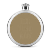 Custom Light Khaki Light Khaki Hip Flask