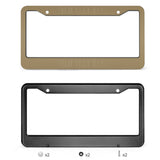 Custom Light Khaki Light Khaki License Plate Frame