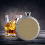 Custom Light Khaki Light Khaki Hip Flask