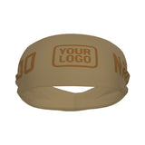 Custom Light Khaki Khaki Sports headband