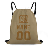 Custom Light Khaki Khaki Drawstring Bag