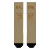 Custom Light Khaki Khaki Knee-High Sock