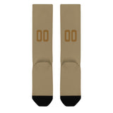 Custom Light Khaki Khaki Knee-High Sock