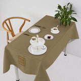 Custom Light Khaki Light Khaki Square Table Cloth